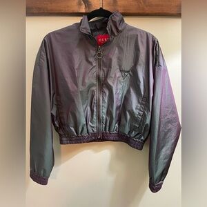 Guess Shimmering Metallic Jacket Women’s Size Small